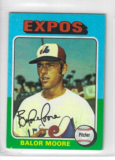 1975 Topps MINI Baseball - SET BREAK - Balor Moore #592