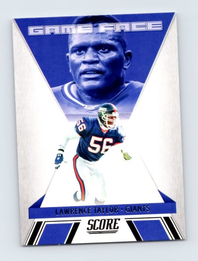 Lawrence Taylor 2021 Score Game Face #GF12 NY Giants NFL Card EXCELLENT