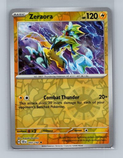 SV07: Stellar Crown #055/142 Zeraora Foil