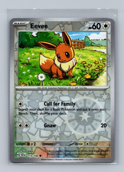 SV07: Stellar Crown #113/142 Eevee Foil