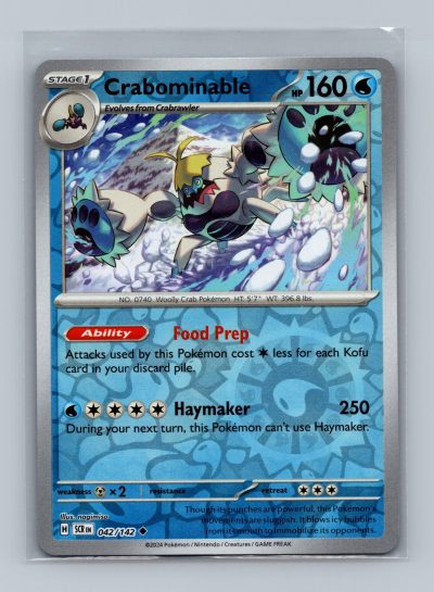 SV07: Stellar Crown #042/142 Crabominable Foil