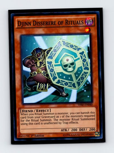 The Secret Forces #THSF-EN040 Djinn Disserere of Rituals