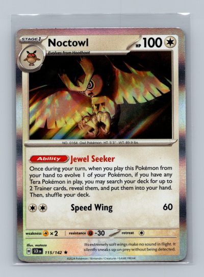 SV07: Stellar Crown #115/142 Noctowl Foil