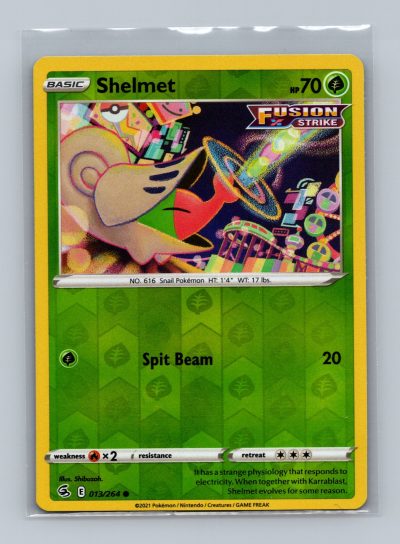 SWSH08: Fusion Strike #013/264 Shelmet Foil