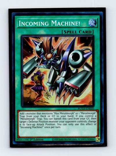 Rage of the Abyss #ROTA-EN050 Incoming Machine!