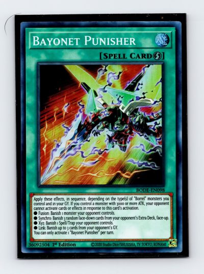 Burst of Destiny #BODE-EN098 Bayonet Punisher