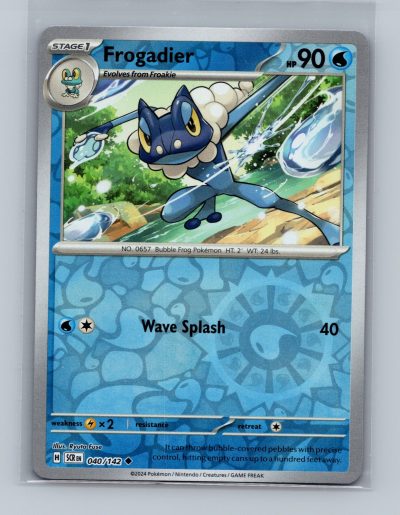 SV07: Stellar Crown #040/142 Frogadier Foil