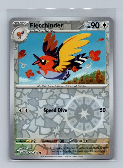 SV07: Stellar Crown #122/142 Fletchinder Foil