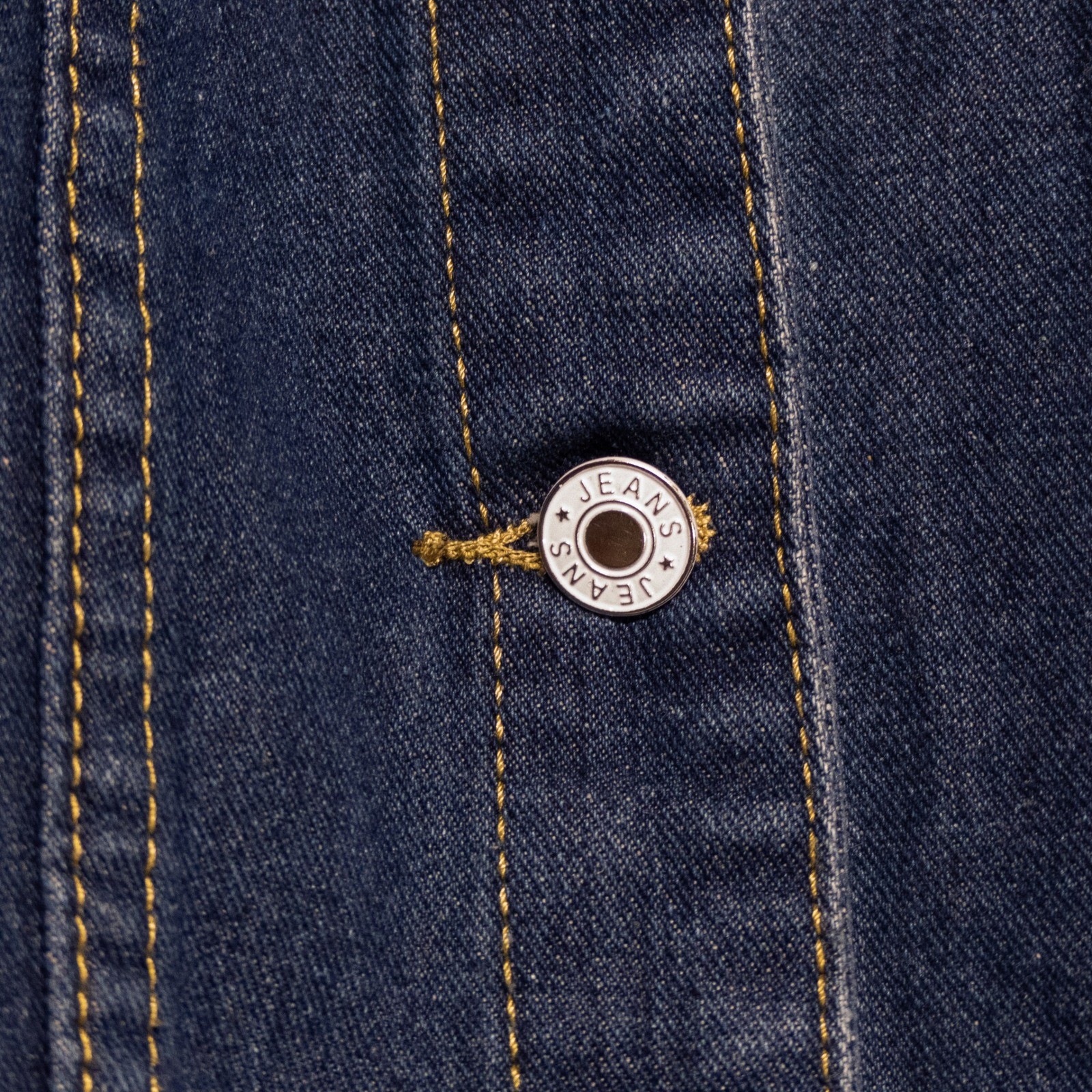 Vintage Unbranded Denim Jacket Women's S Dark Blue Trucker Button Front EXCELLEN - Image 3