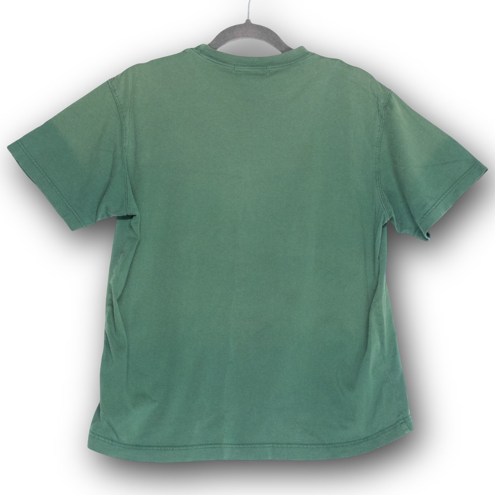Vintage Eddie Bauer Women's M Green Pocket T-Shirt Short Sleeve Basic GOOD - Image 2