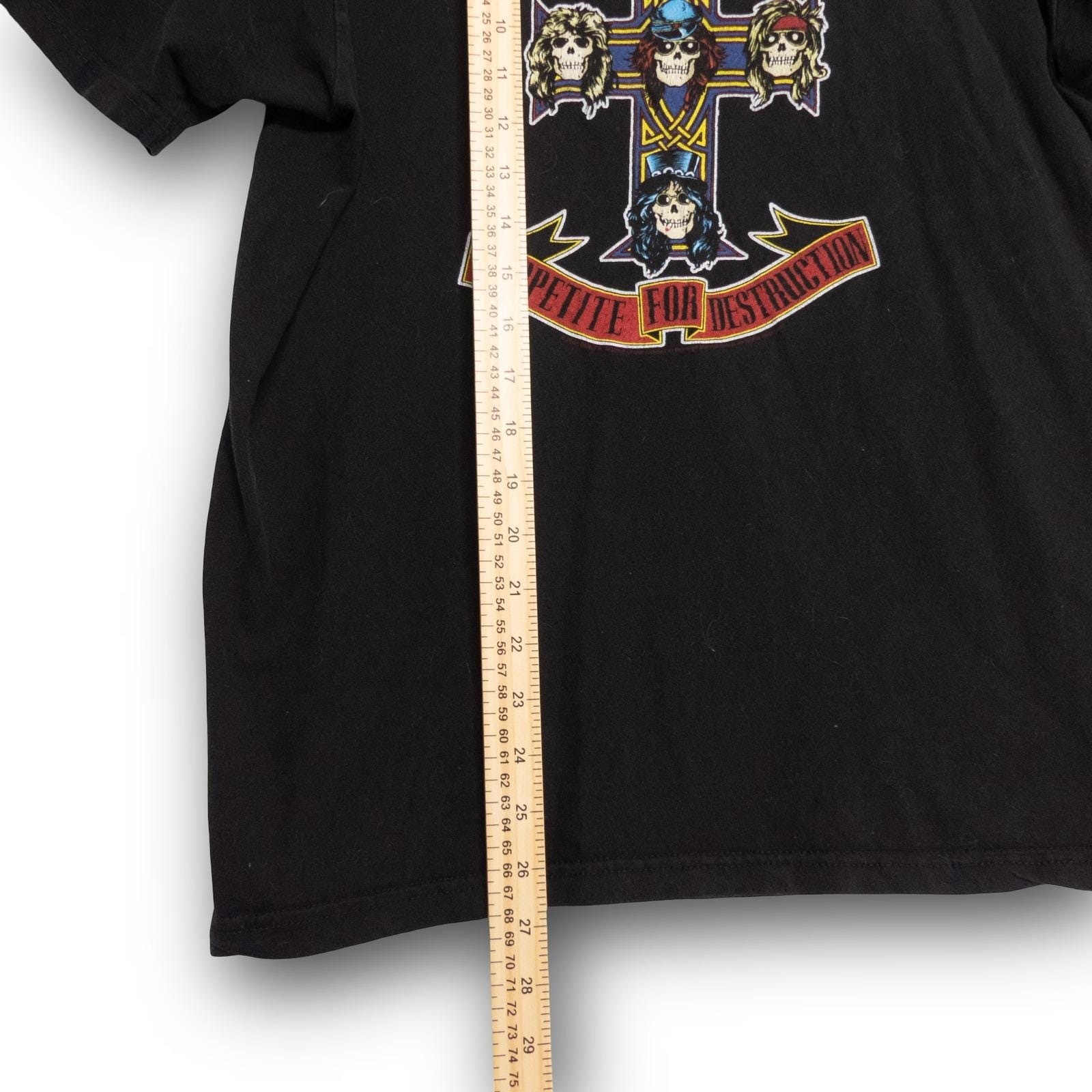 Vintage Guns N Roses T Shirt Mens XL Black Appetite For Destruction Graphic Good - Image 4