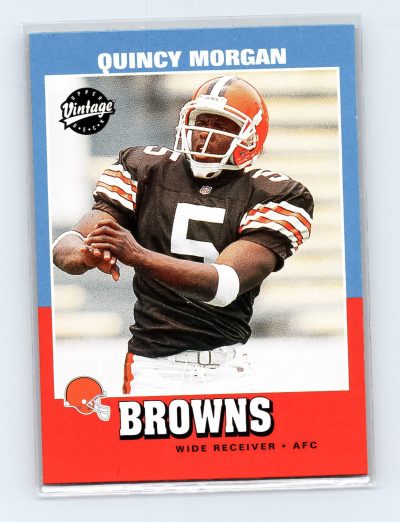 2001 Upper Deck Vintage #221 Quincy Morgan Browns NFL Football Card EXCELLENT