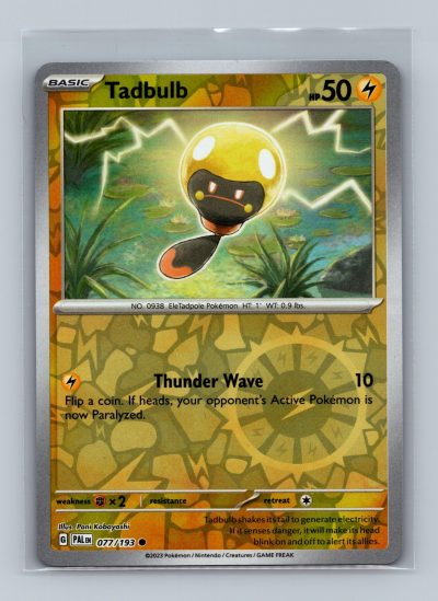 SV02: Paldea Evolved #077/193 Tadbulb Holo