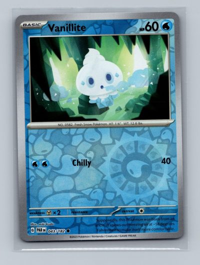 SV04: Paradox Rift #043/182 Vanillite Holo