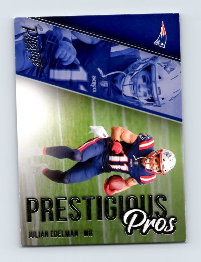 Julian Edelman 2021 Panini Prestige Prestigious Pros Card #PP-JE EXCELLENT