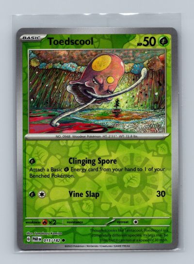 SV04: Paradox Rift #015/182 Toedscool Holo