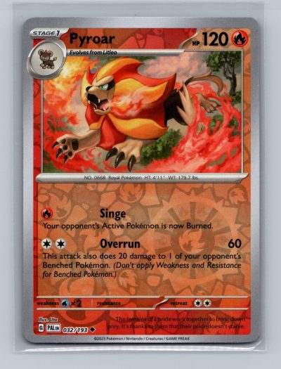 SV02: Paldea Evolved #032/193 Pyroar Holo
