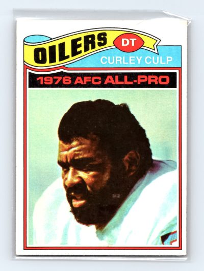 1977 Topps #280 Curley Culp Houston Oilers NFL Football Card EXCELLENT