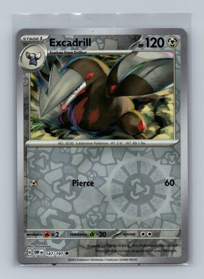 SV03: Obsidian Flames #147/197 Excadrill Holo