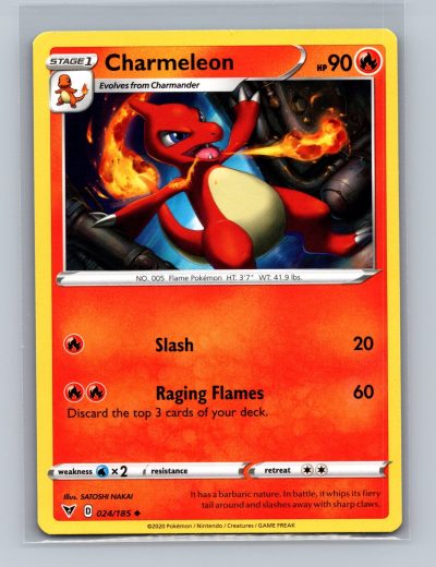 SWSH04: Vivid Voltage #024/185 Charmeleon Holo