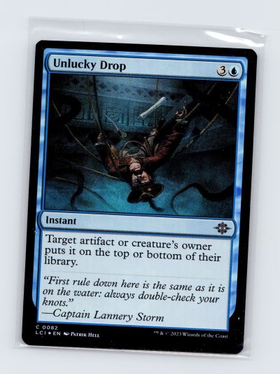 The Lost Caverns of Ixalan #82 Unlucky Drop - Foil