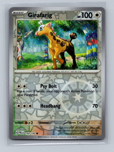 SV02: Paldea Evolved #154/193 Girafarig Holo