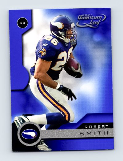 2001 Quantum Leaf #106 Robert Smith Minnesota Vikings NFL Card EXCELLENT