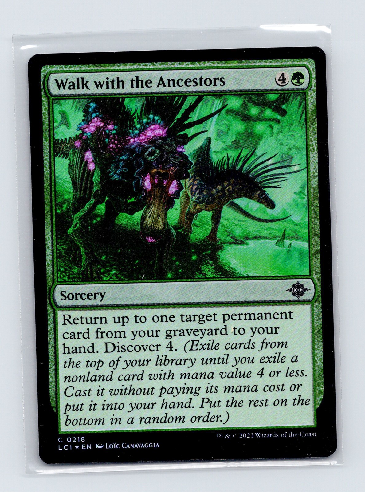The Lost Caverns of Ixalan #218 Walk with the Ancestors - Foil