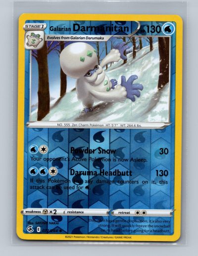 SWSH08: Fusion Strike #072/264 Galarian Darmanitan Holo