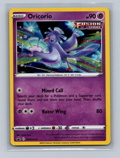 SWSH: Sword & Shield Promo Cards #SWSH210 Oricorio Holo