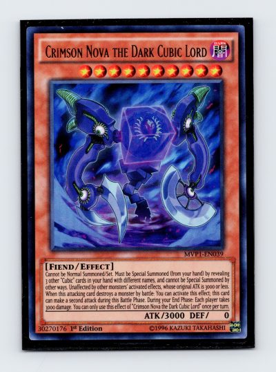 The Dark Side of Dimensions #MVP1-EN039 Crimson Nova the Dark Cubic Lord