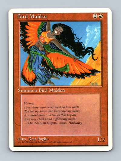 Fourth Edition #195 Bird Maiden