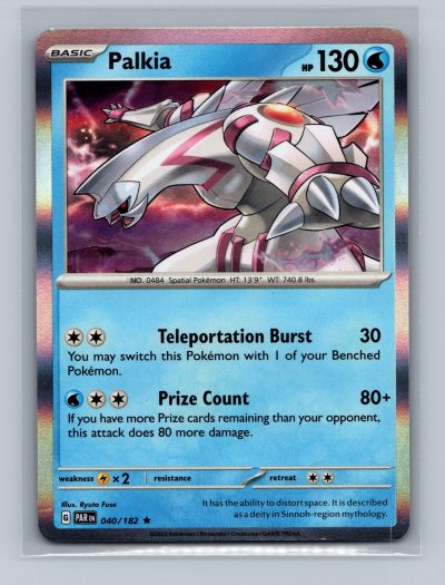 SV04: Paradox Rift #040/182 Palkia Holo