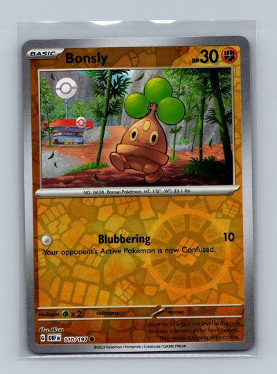 SV03: Obsidian Flames #110/197 Bonsly Holo
