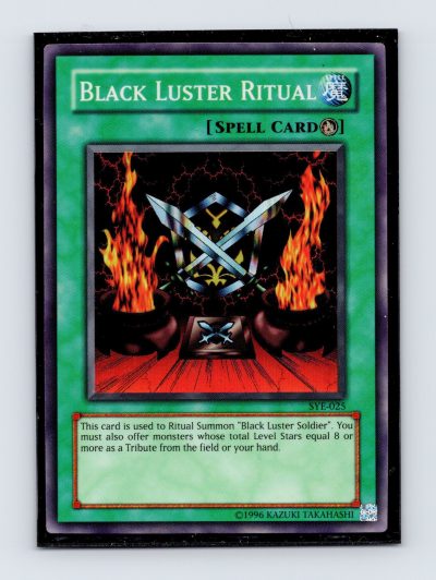 Starter Deck: Yugi Evolution #SYE-025 Black Luster Ritual