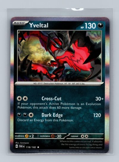SV04: Paradox Rift #118/182 Yveltal Holo