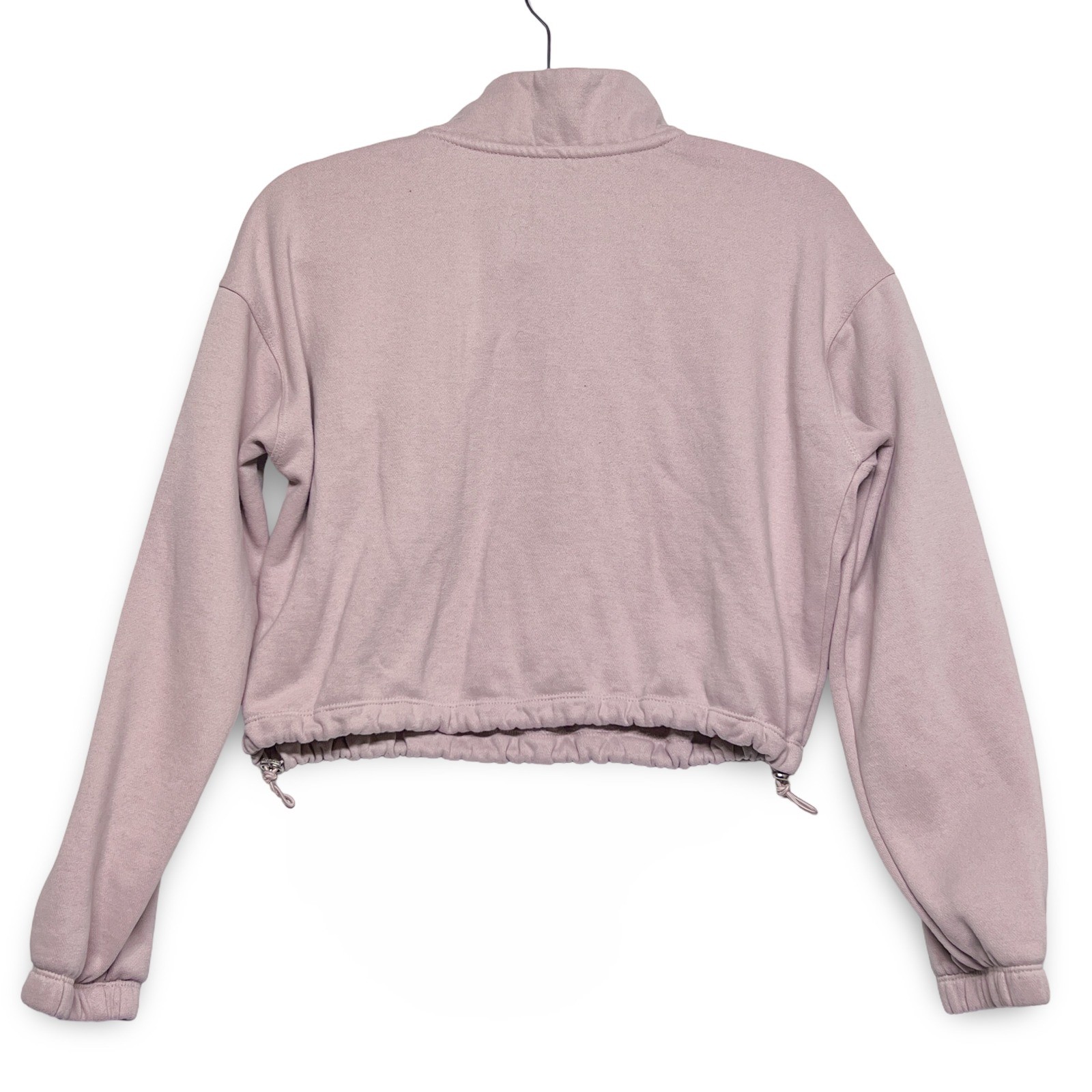 Calvin Klein Performance Pullover Womens Medium Mauve Cropped Quarter Zip - Image 2