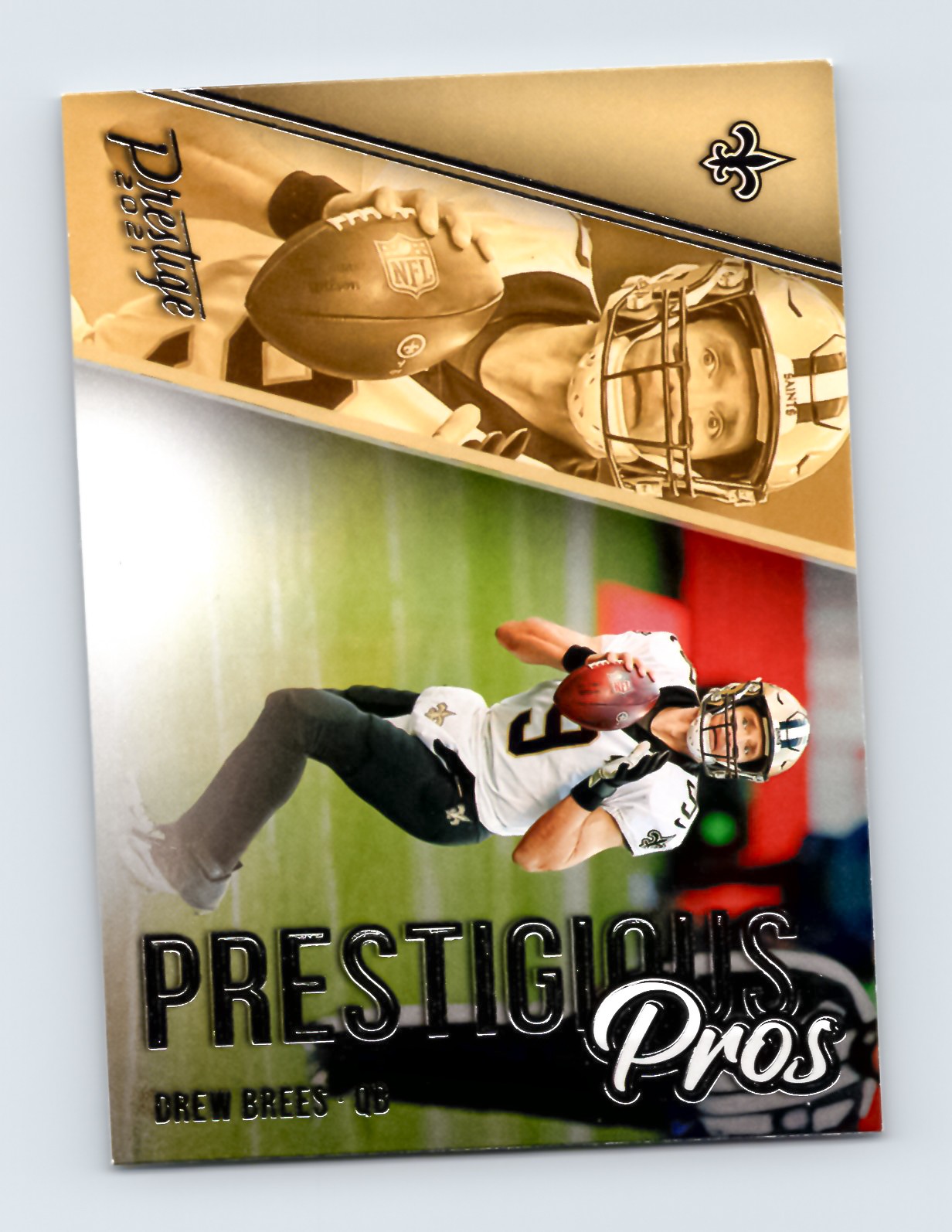 Drew Brees 2021 Panini Prestige Prestigious Pros Saints QB Card EXCELLENT