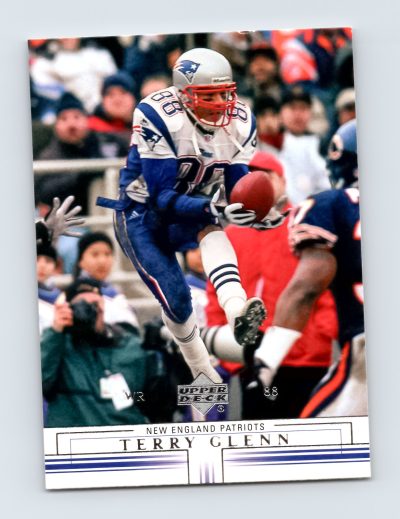 2001 Upper Deck #95 Terry Glenn New England Patriots Card EXCELLENT