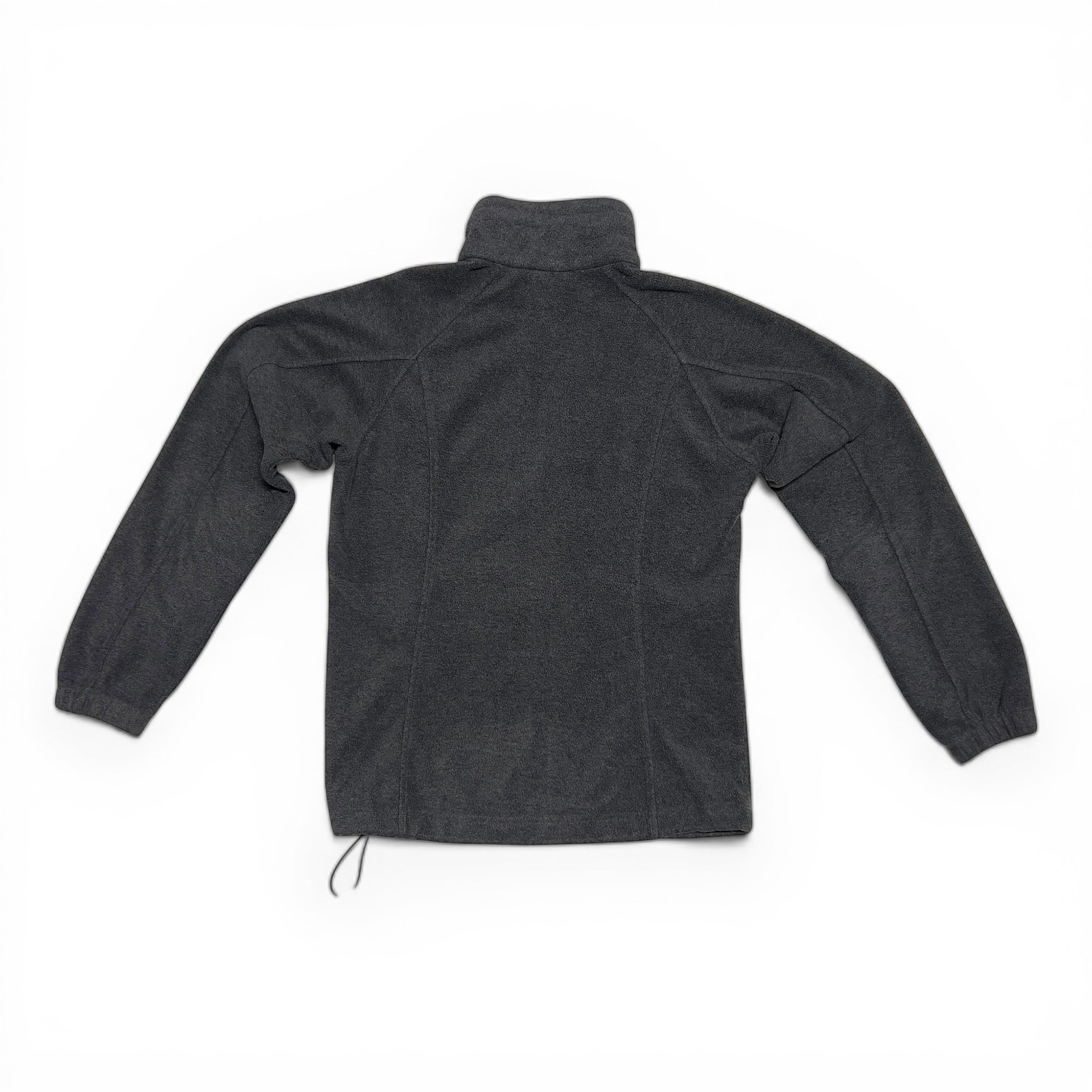 Columbia Fleece Jacket Womens Size S Charcoal Gray Full Zip Excellent - Image 2