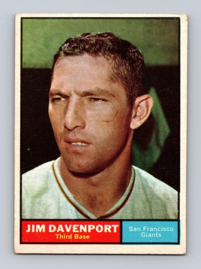 1961 Topps #55 Jim Davenport