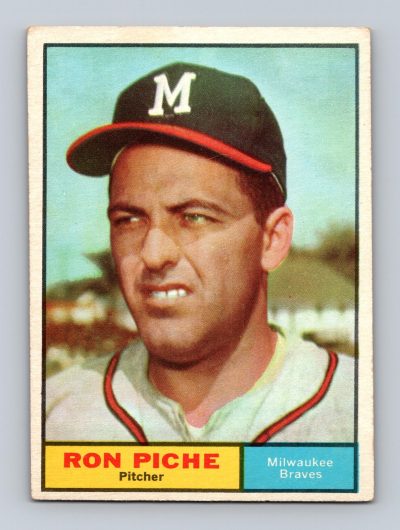 1961 Topps #61 Ron Piche