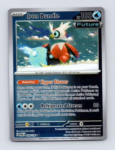 SV04: Paradox Rift #056/182 Iron Bundle Holo Pokemon