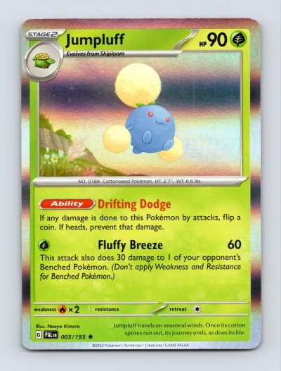SV02: Paldea Evolved #003/193 Jumpluff Holo Pokemon