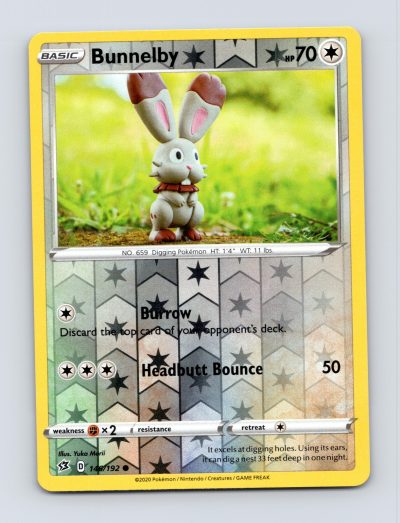 SWSH02: Rebel Clash #146/192 Bunnelby Reverse Holo Pokemon