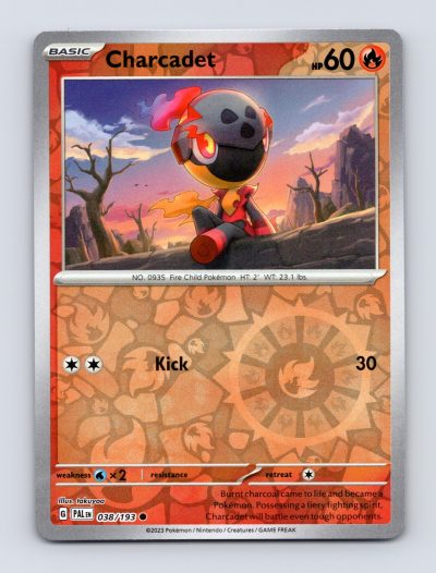 SV02: Paldea Evolved #038/193 Charcadet Reverse Holo Pokemon