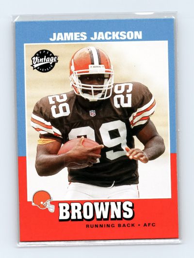 James Jackson Browns 2001 Upper Deck Vintage #220 Football Card Excellent
