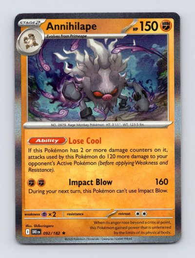 SV10: Destined Rivals #092/182 Annihilape Holo Pokemon