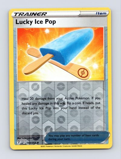 SWSH07: Evolving Skies #150/203 Lucky Ice Pop Reverse Holo Pokemon