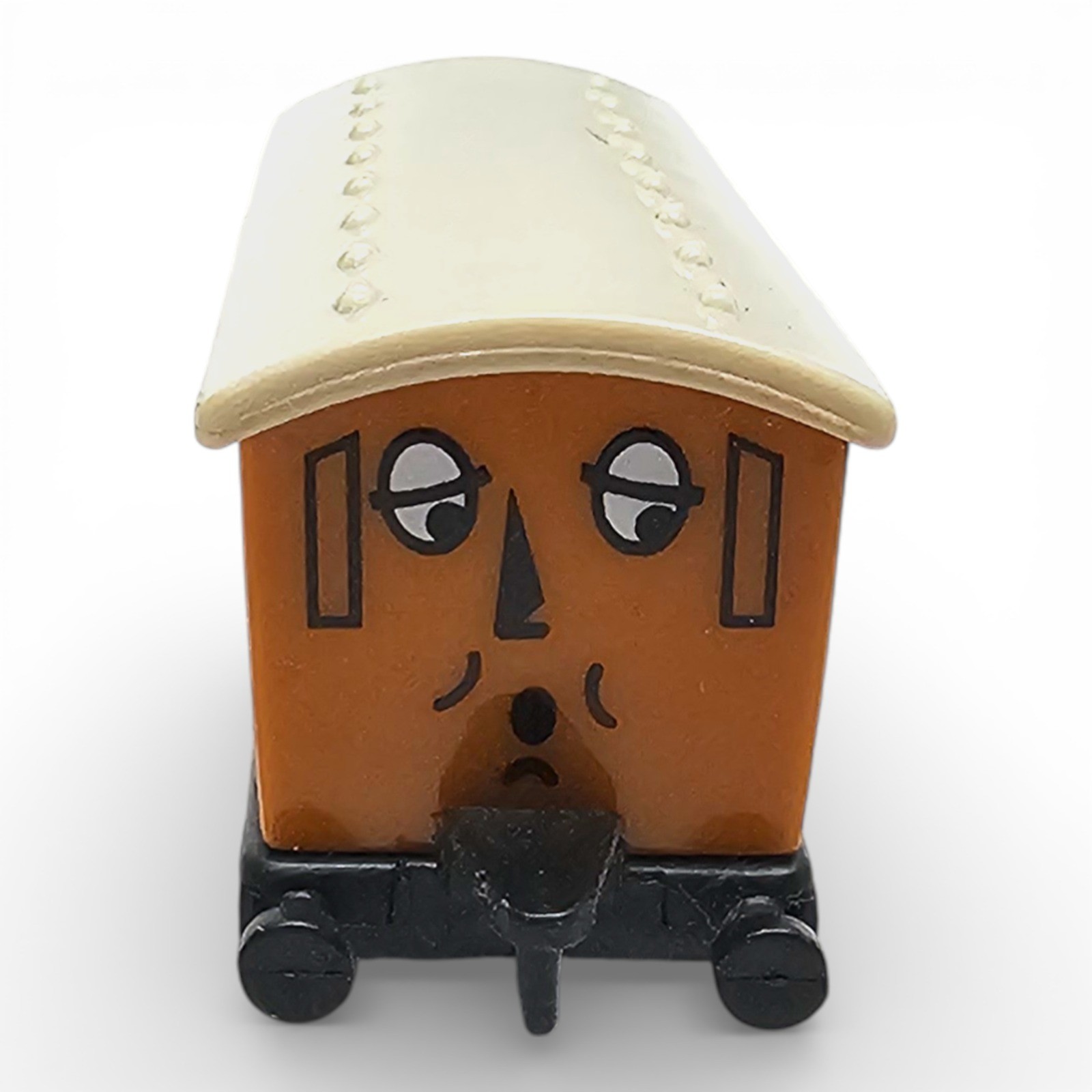 1987 Vintage Ertl Thomas & Friends Annie Passenger Coach Train Car Orange - Image 2